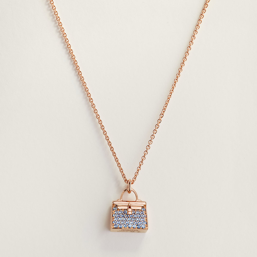 hermes amulettes cadenas pendant